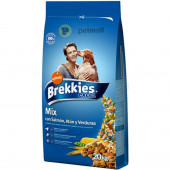 Суха храна Brekkies Mix Fish със сьомга,ориз и зеленчуци - за кучета средни и големи породи над 1 година